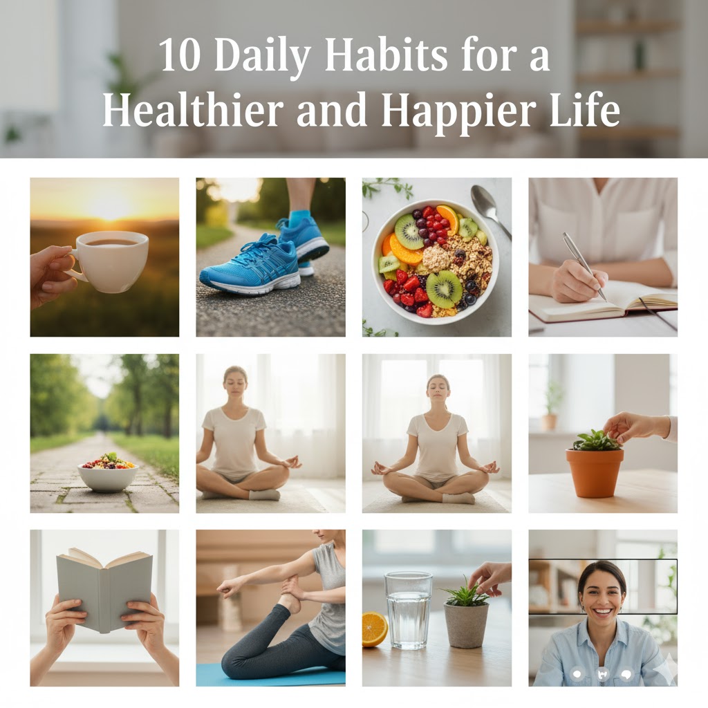 10 Daily Habits for a Healthier and Happier Life